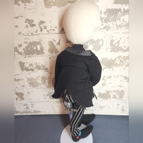 Day Of The Dead Skeleton Doll Striped Pants Shelf Sitter Halloween Holiday Home - Picture 16 of 16